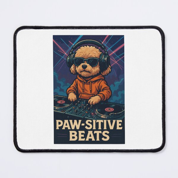 Item preview, DJ Maltipoo – Paw-sitive Beats in the nightclub designed and sold by Pineapple-Tree.
