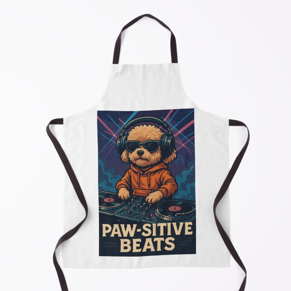 Item preview, DJ Maltipoo – Paw-sitive Beats in the nightclub designed and sold by Pineapple-Tree.