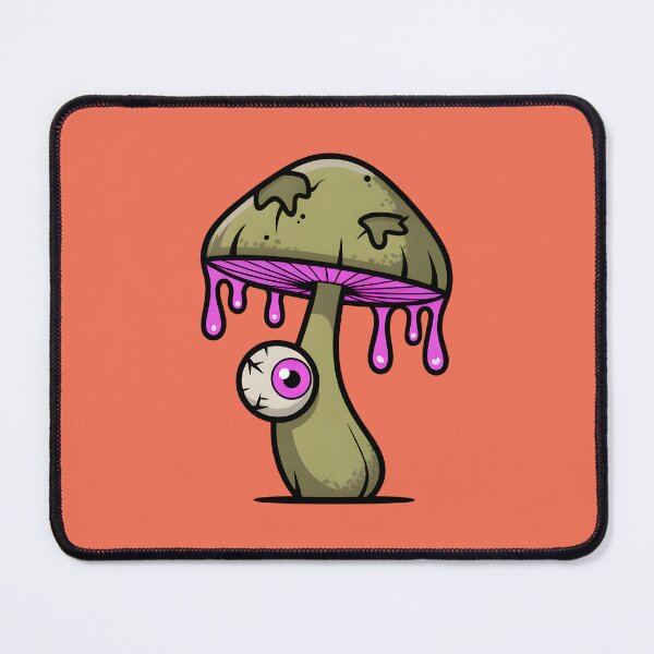 Item preview, Toxic Mushroom Spore – Minimalist Cartoon Monster Art designed and sold by Montodesign.