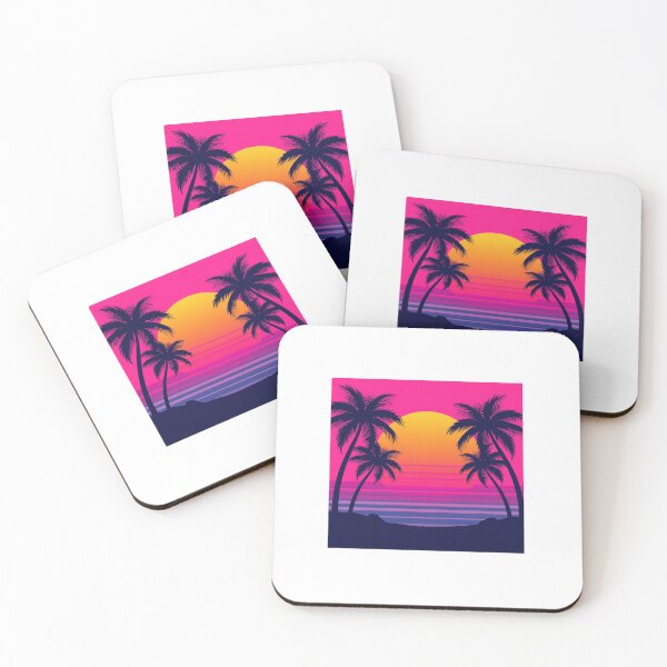 Item preview, Retro Synthwave Sunset | Neon Palm Aesthetic designed and sold by Noxivora.