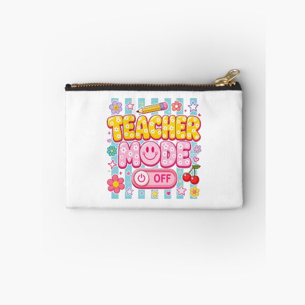 Item preview, Teacher Mode Off – Cute Teacher Summer Break Floral Pencil Design designed and sold by DoodloraStudio.
