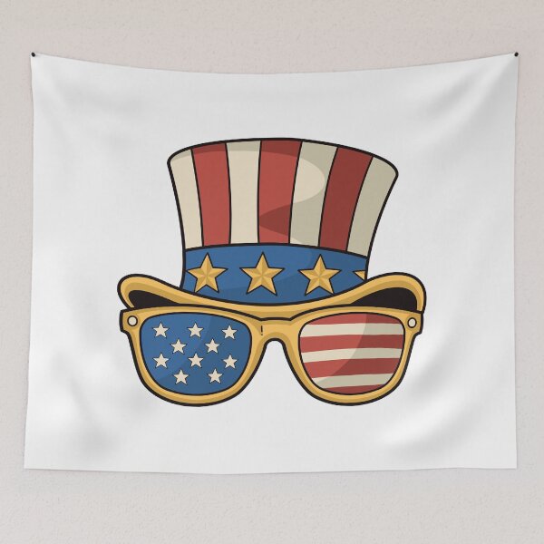 Item preview, Patriotic Hat and Sunglasses 4th of July designed and sold by Anne97s.