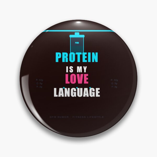 Item preview, Protein Is My Love Language Funny Fitness Humor Gift designed and sold by Mega-Shopping.