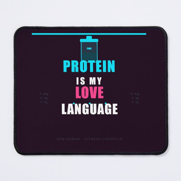 Item preview, Protein Is My Love Language Funny Fitness Humor Gift designed and sold by Mega-Shopping.