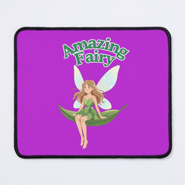 Item preview, Lovely fairy sitting on a green leaf: Amazing series designed and sold by TB-73.