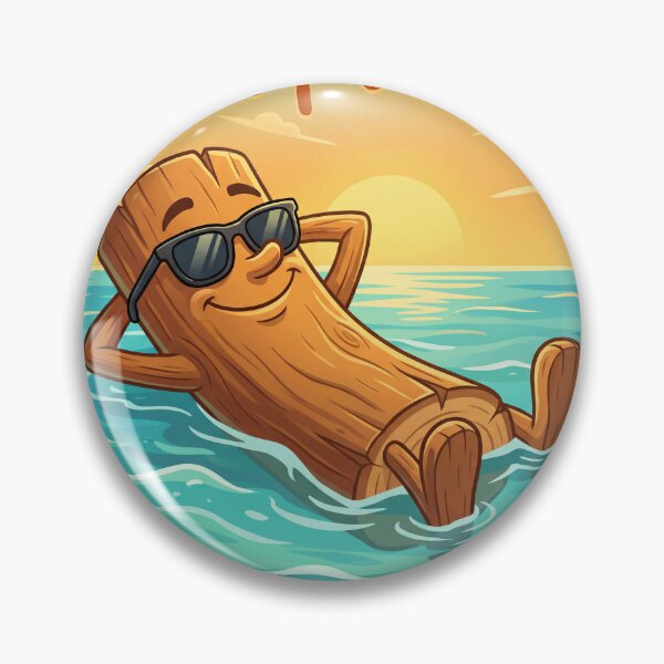 Item preview, Cool Driftwood Summer Vibes – Relaxing Beach Sunset Illustration 3 designed and sold by WordPlayStudio.