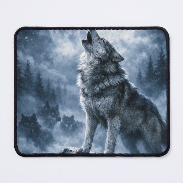 Item preview, Howling Wolf in the Moonlight designed and sold by PicParadiz.