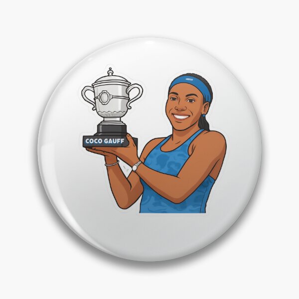 Aperçu de l'œuvre Coco Gauff tennis créée et vendue par rissershop.