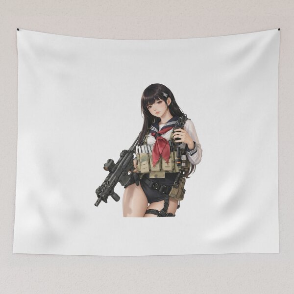 Item preview, Tactical School Girl - Anime Special Ops designed and sold by RAWLIFEGRAPHIC.