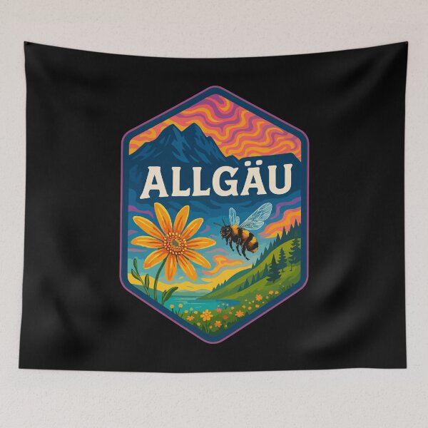 Item preview, Allgau Bavaria Germany Trippy Art Travel designed and sold by TomFrontierArt.
