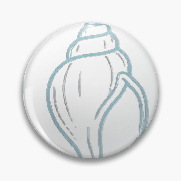 Item preview, Minimalist Three Sea Shells Line Art Design / Light Blue Shell Trio Illustration designed and sold by GreatPeopleMind.