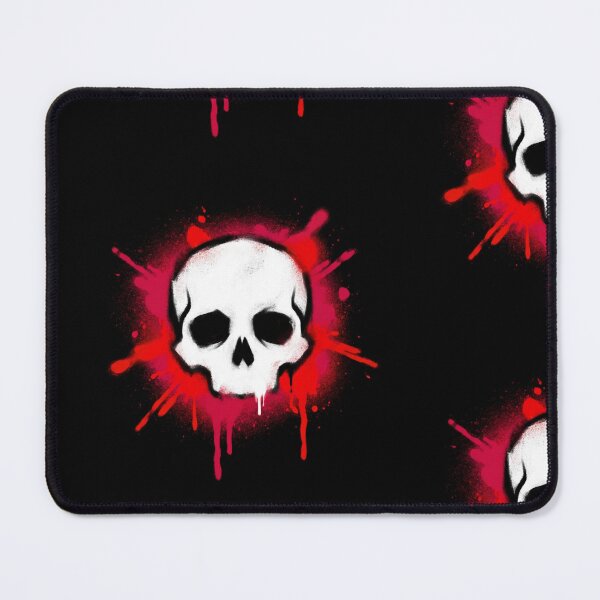 Item preview, Urban Graffiti Skull Street Art Red Splatter designed and sold by Skulls & Calaveras.