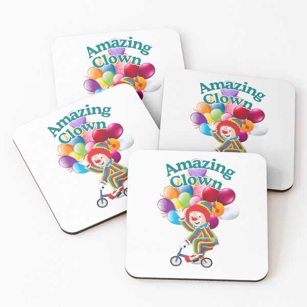 Item preview, Amazing Funny Circus Clown with bike & Balloons designed and sold by TB-73.