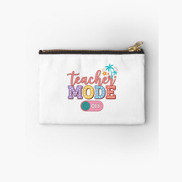 Item preview, Teacher Mode Off – Cute Teacher Summer Break Floral Pencil Design designed and sold by DoodloraStudio.