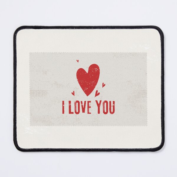Item preview, I love you, Red heart, Paper card designed and sold by Noydee Red Salavan.