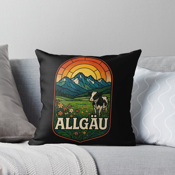 Item preview, Allgau Bavaria Germany Stained Glass Travel designed and sold by TomFrontierArt.