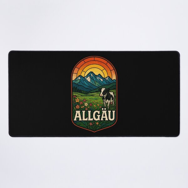 Item preview, Allgau Bavaria Germany Stained Glass Travel designed and sold by TomFrontierArt.