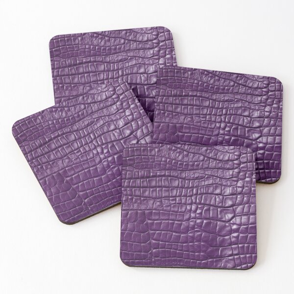 Item preview, Bold Raised Croc Scale Purple Leather Photo Texture designed and sold by DigitaICraft.