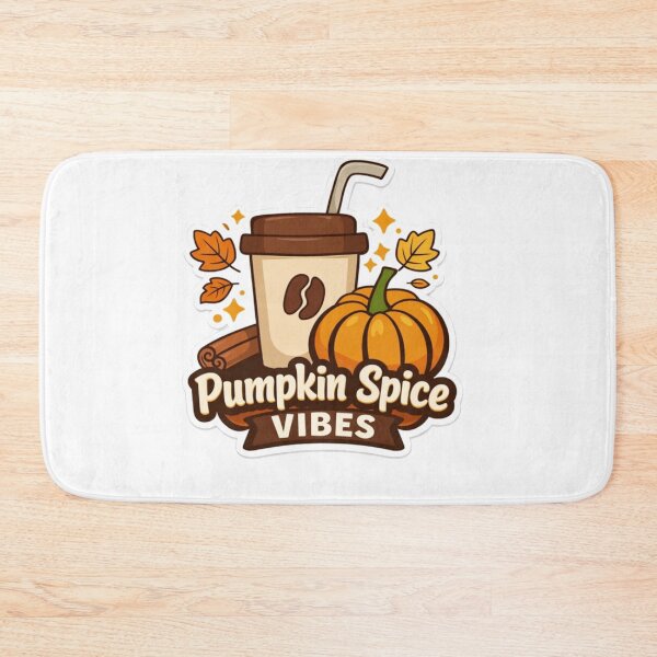 Item preview, Pumpkin Spice Vibes Autumn Fall Coffee Latte Design designed and sold by JREEHBRAND.