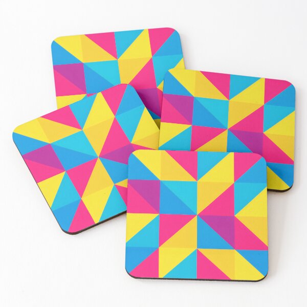 Item preview, Mid-Century Modern Geometric Patchwork Quilt Pattern designed and sold by Ela Design Studio .