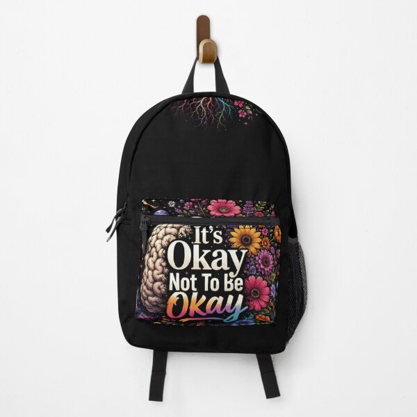 Item preview, It's Okay Not To Be Okay - Mental Health Awareness Floral Brain designed and sold by KaysonSmith.