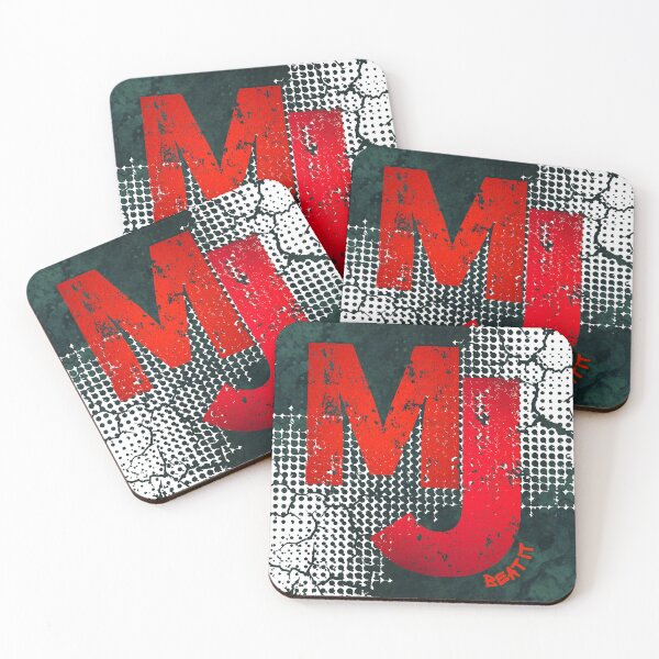 Item preview, MJ Beat It Inspired Grunge Typography Design designed and sold by The Sandy Design Store.