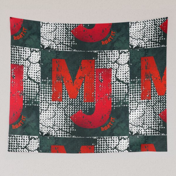Item preview, MJ Beat It Inspired Grunge Typography Design designed and sold by The Sandy Design Store.