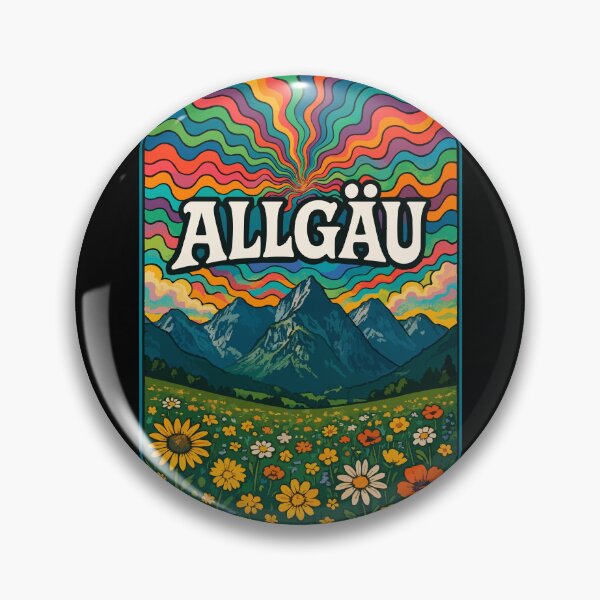 Item preview, Allgau Bavaria Germany Trippy Travel designed and sold by TomFrontierArt.