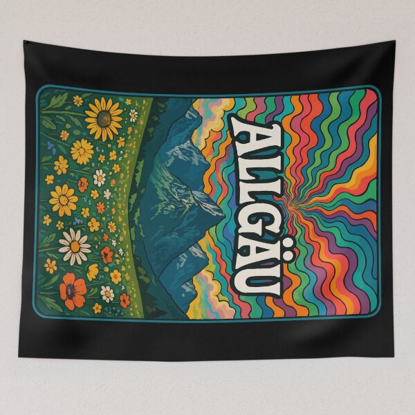 Item preview, Allgau Bavaria Germany Trippy Travel designed and sold by TomFrontierArt.