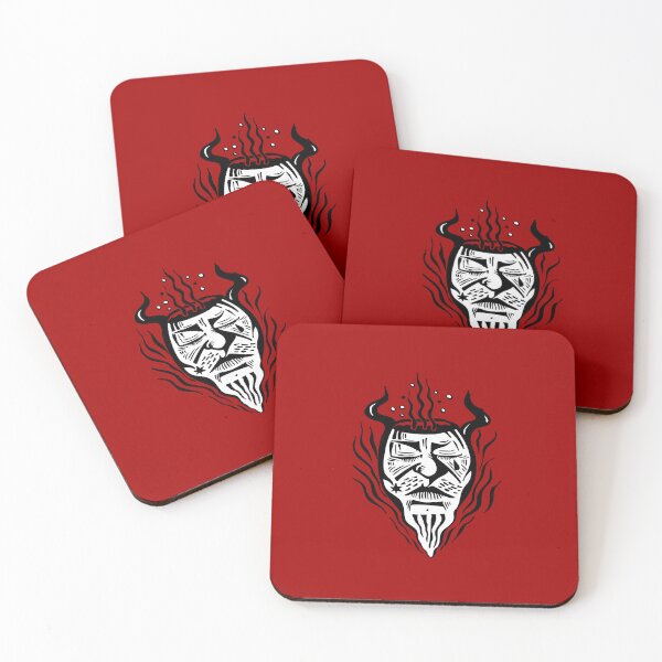 Item preview, Burning Mind – Surreal Symbolic Character Illustration designed and sold by BlackSolarArt.