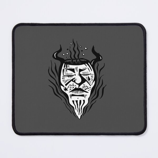 Item preview, Burning Mind – Surreal Symbolic Character Illustration designed and sold by BlackSolarArt.