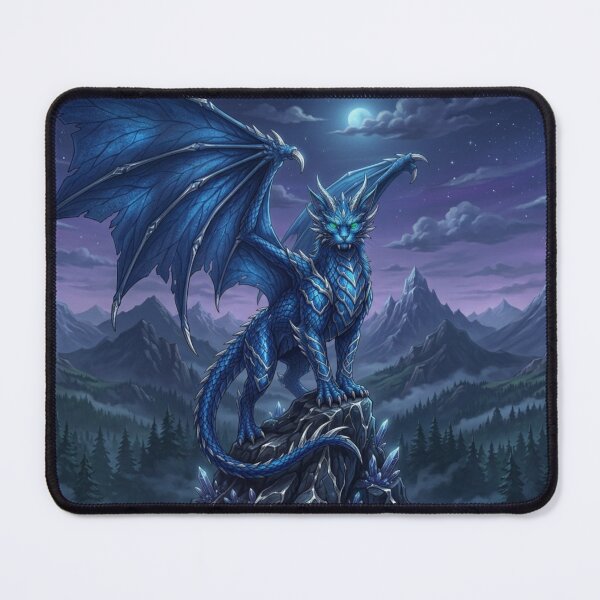 Item preview, Azure Cat-ragon - The Cat Dragon- Guardian of the Sapphire Peaks. designed and sold by TB-73.