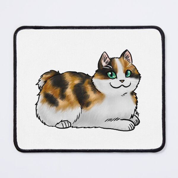 Item preview, Cat - Cymric - Calico Bobtail designed and sold by Jennifer Stolzer.