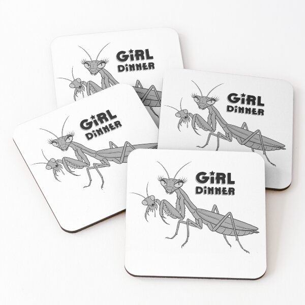 Item preview, Girl Dinner Praying Mantis Femini Meme designed and sold by RedLine154.