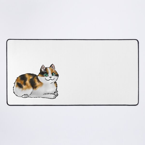 Item preview, Cat - Cymric - Calico No Tail designed and sold by Jennifer Stolzer.