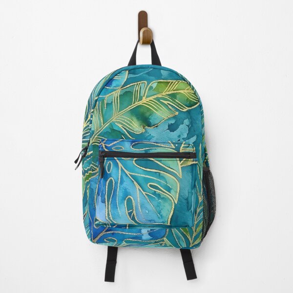 Item preview, Blue and Green Tropical Leaves designed and sold by GraphicsClub.