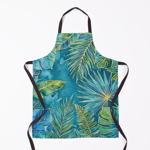 Item preview, Blue and Green Tropical Leaves designed and sold by GraphicsClub.