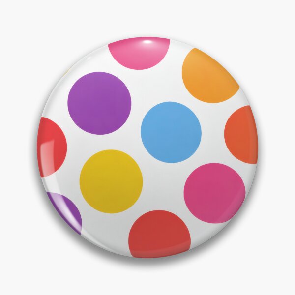 Item preview, 60s Mod Colorful Polka Dot Retro Pattern designed and sold by Ela Design Studio .