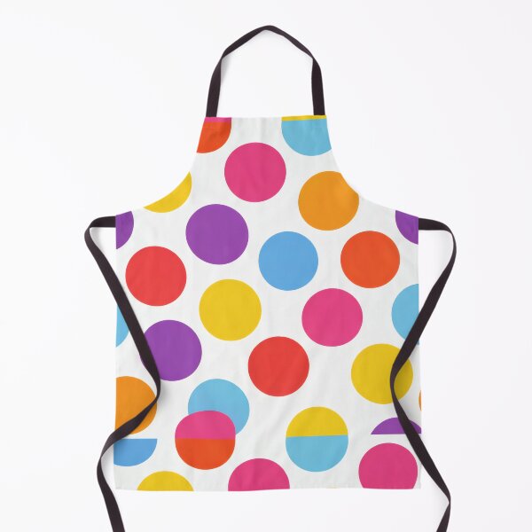 Item preview, 60s Mod Colorful Polka Dot Retro Pattern designed and sold by Ela Art Space .