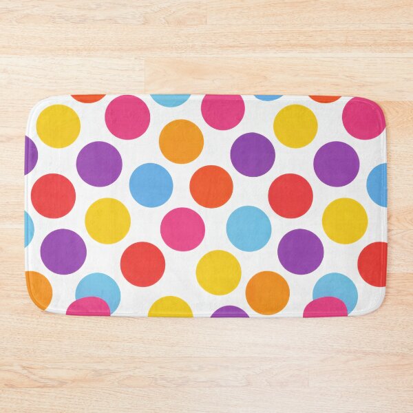 Item preview, 60s Mod Colorful Polka Dot Retro Pattern designed and sold by Ela Design Studio .