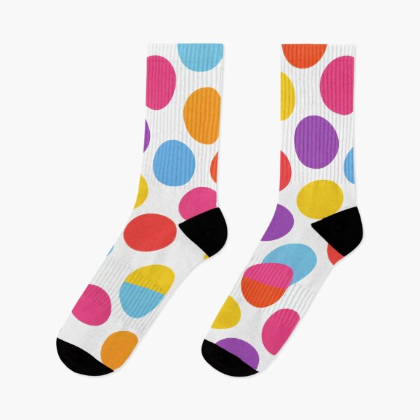 Item preview, 60s Mod Colorful Polka Dot Retro Pattern designed and sold by Ela Design Studio .