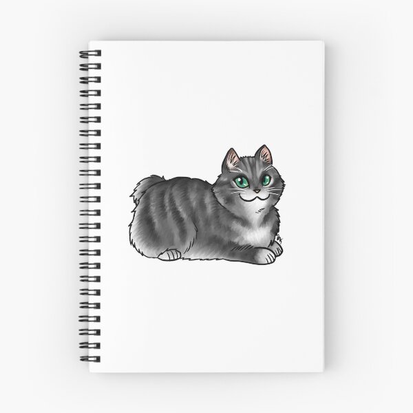 Item preview, Cat - Cymric - Silver Tabby Bobtail designed and sold by Jennifer Stolzer.