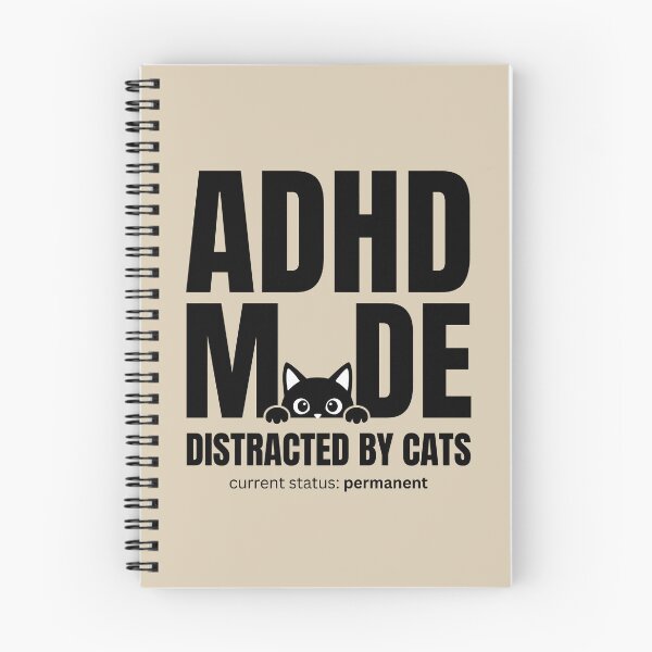 Item preview, Funny ADHD Mode Distracted By Cats designed and sold by GrafTeesLab.