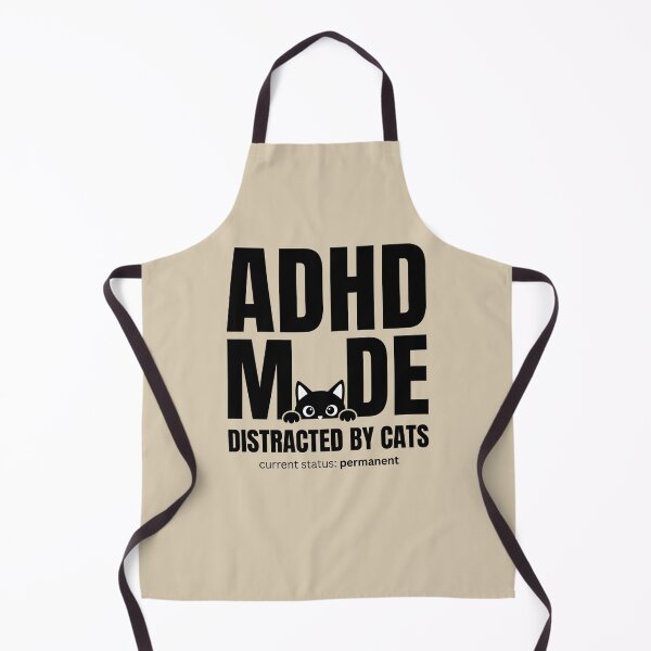 Item preview, Funny ADHD Mode Distracted By Cats designed and sold by GrafTeesLab.
