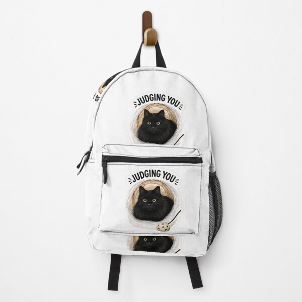 Item preview, Judging You Black Cat Sticker designed and sold by lumar23.