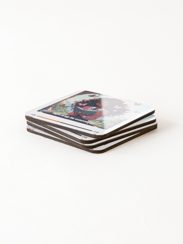 Thumbnail 4 of 5, Coasters (Set of 4), Spring is Coming designed and sold by Ranasko.