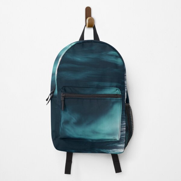 Item preview, Full moon night time sky over the ocean with clouds designed and sold by dcrc.