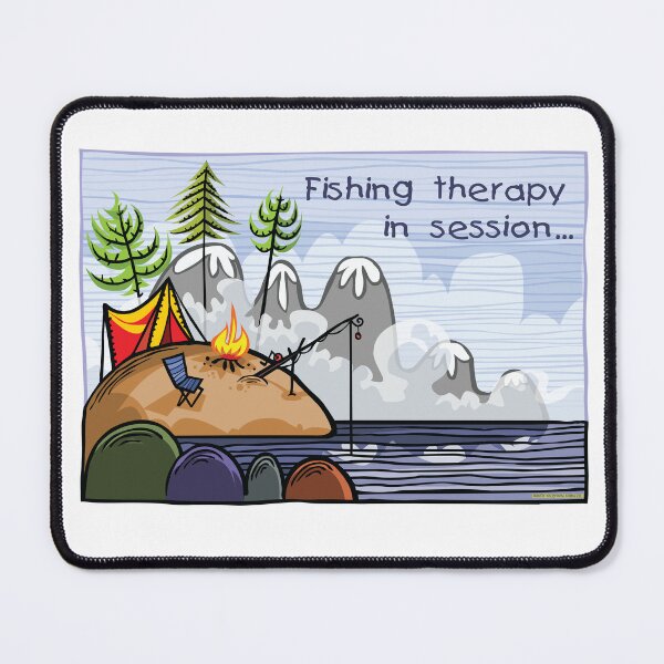 Item preview, Fishing therapy designed and sold by Bobb's cartoons.