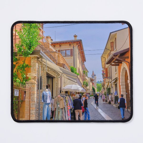 Item preview, Colourful Shopping Street in Bardolino designed and sold by Violaman.
