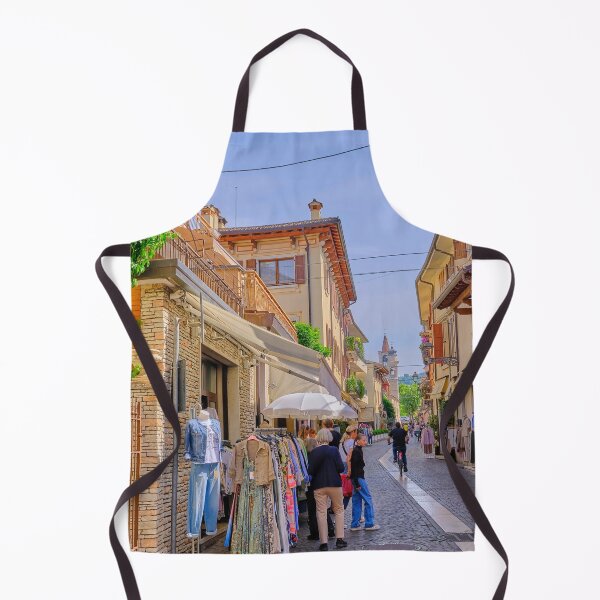 Item preview, Colourful Shopping Street in Bardolino designed and sold by Violaman.